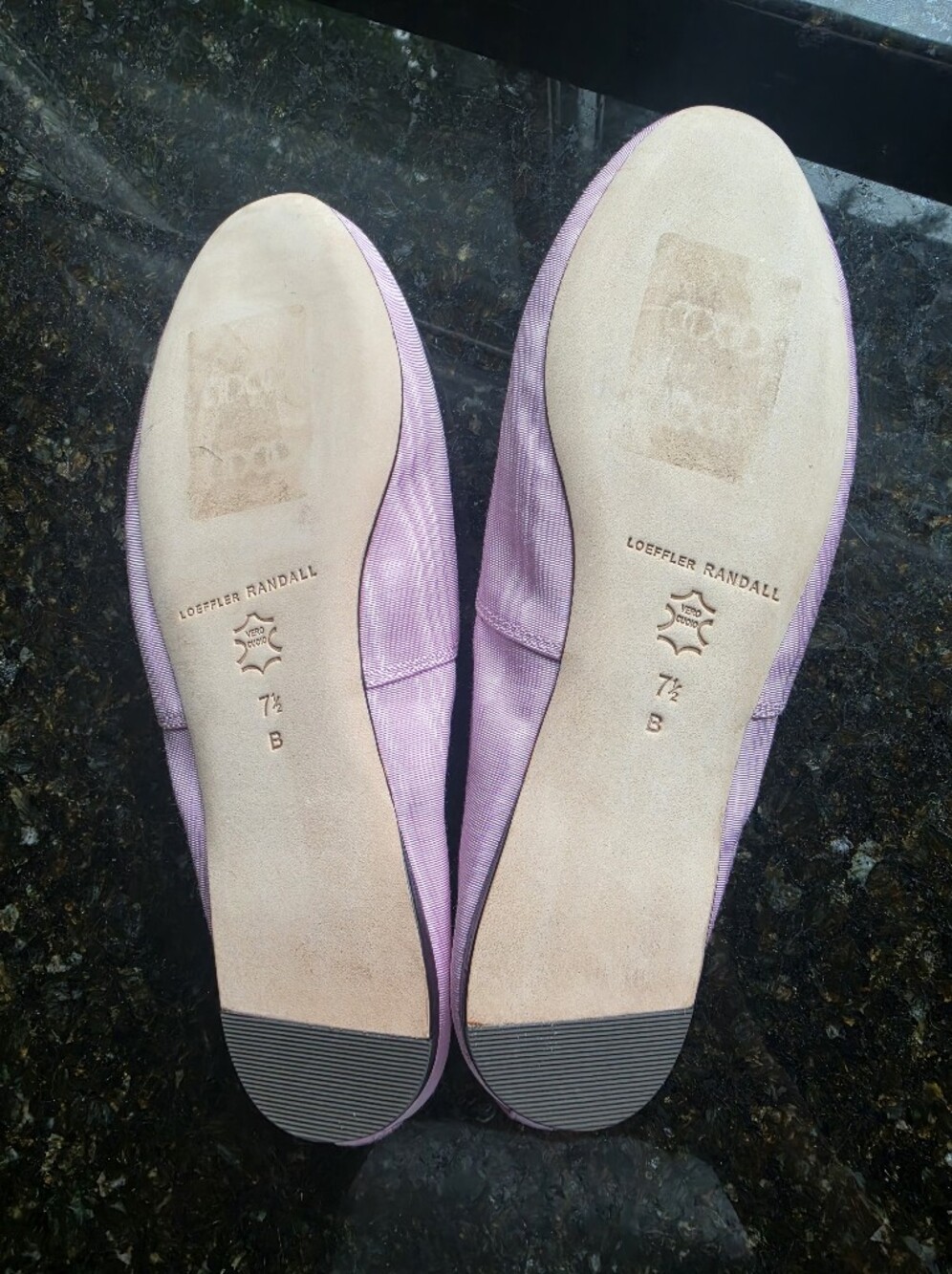 Loeffler Randall Landon Ballet Flat in Powder Pink Moiré Sz 7.5 - Picture 8 of 12